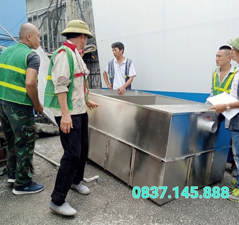 Đơn hàng bể tách mỡ siêu VIP cho Đà Nẵng - Bảo vệ môi trường nhà hàng