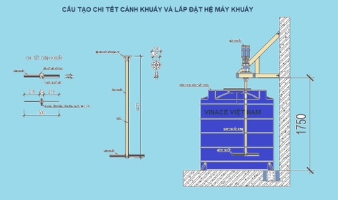 Bồn khuấy hóa chất compsotie chống ăn mòn cho các nhà mấy - Giải pháp bền vững 30 năm