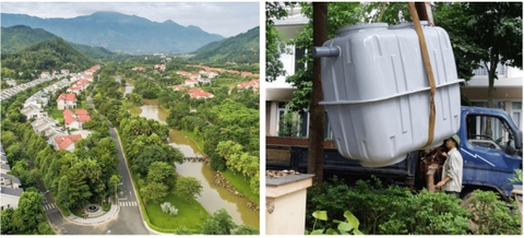 Mô hình xử lý nước thải hộ gia đình - Giải pháp không điện, thân thiện môi trường