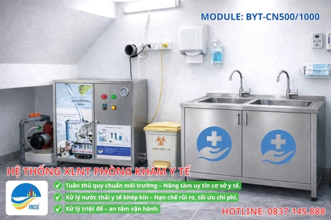 Top 1 - Thiết bị module xử lý nước thải cho phòng khám nha khoa quốc tế giá tốt 2026