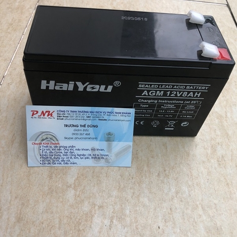 ẮC QUY KHÔ 12V 8AH