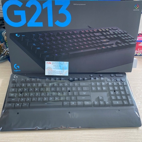 BÀN PHÍM LOGITECH G213 WIRED USB ĐEN