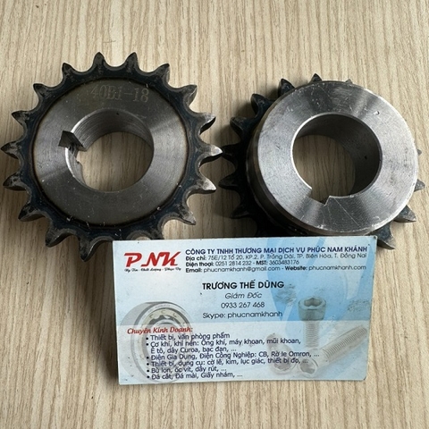 BÁNH XÍCH 40 18 RĂNG LỖ 30 THEN 6MM 40B1-18