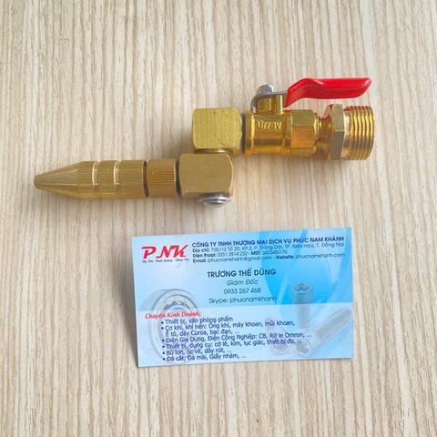 BÉC THAU XỊT MÁY LẠNH 360 ĐỘ REN 21