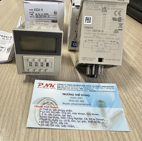 BỘ ĐẶT THỜI GIAN OMRON H3CA-8 AC200/220/240