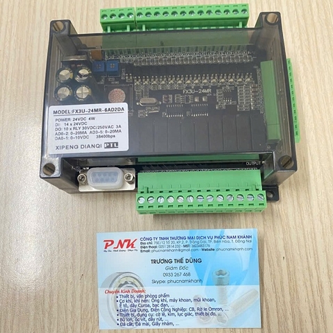 BỘ LẬP TRÌNH PLC FX3U-24MR-6AD2DA