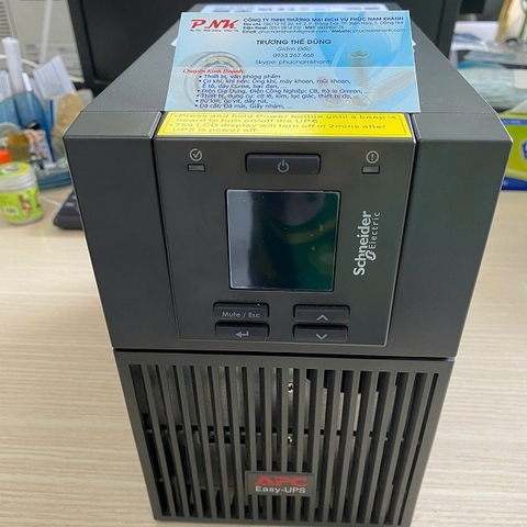 BỘ LƯU ĐIỆN SCHNEIDER APC UPS SRV1KI-E 1KVA