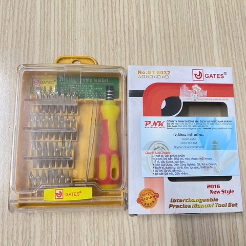 BỘ TUA VÍT ĐA NĂNG 32 ĐẦU GATES GT-6032