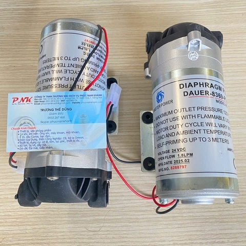 BƠM MÁY LỌC NƯỚC DAUER-8369-PLUS 24VDC 1.8LPM