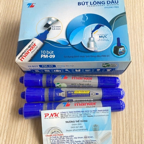 BÚT LONG DẦU PM-09 (10 CÂY/HỘP)