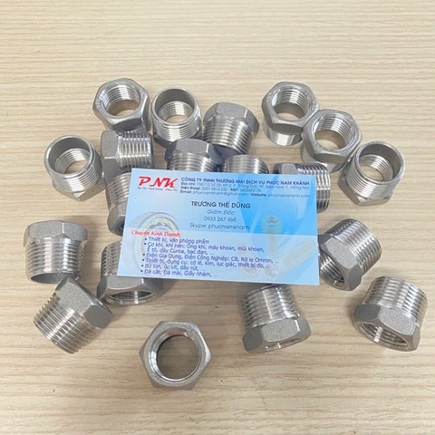 NỐI CÀ RÁ INOX 21x27MM (1/2