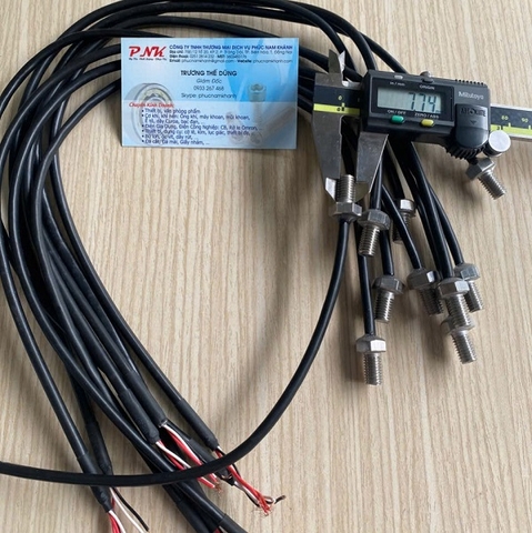 CẢM BIẾN NHIỆT ĐỘ DS18B20 0.5M M8