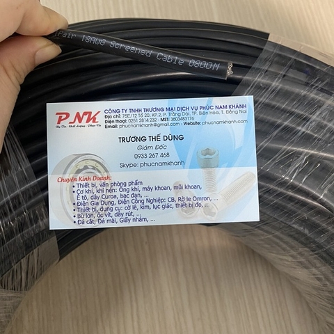 CÁP ĐIỀU KHIỂN RS485 1PAIR x 18 AWG