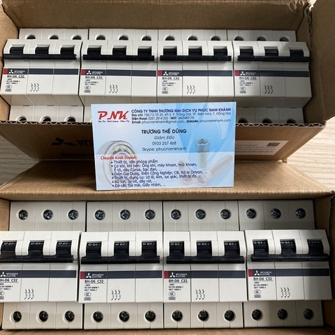 CẦU DAO MCB BH-D6 C32 3P 32A 6kA