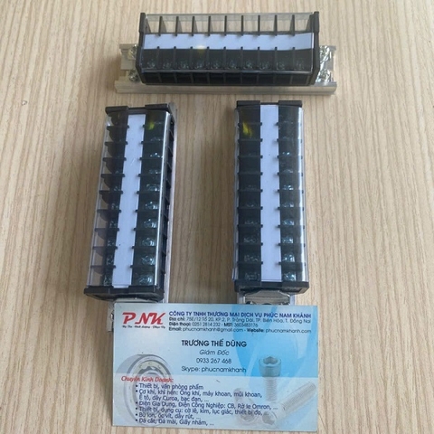 CẦU ĐẤU ĐIỀU KHIỂN TD-1510 10 CỰC 15A 600V 22MM