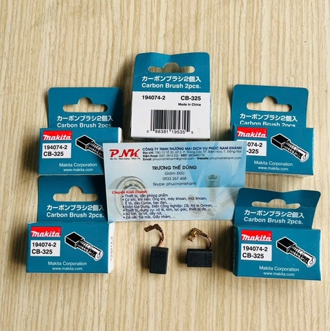 CHỔI THAN 195001-2 MAKITA CB-325 (2 CÁI/BỘ)