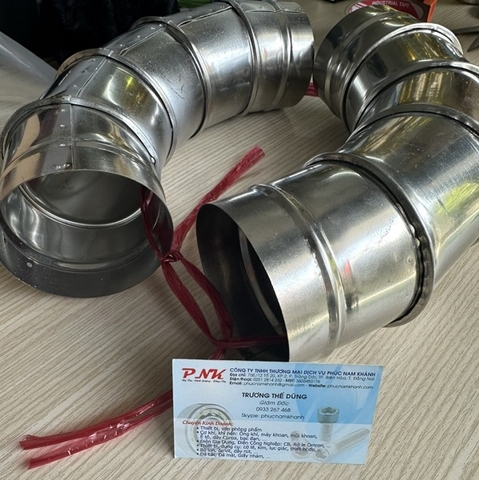 CO 90 ĐỘ INOX D90 DẦY 0.6MM DÙNG CHO ỐNG HƠI GIÓ