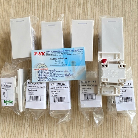 CÔNG TẮC 1 CHIỀU 16AX SIZE M CẮM NHANH M3T31_M1F_WE