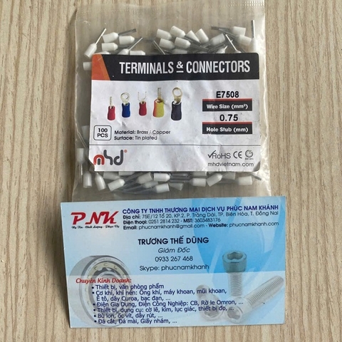 COS PIN RỖNG 0.75MM2 (100CÁI/BỊCH)