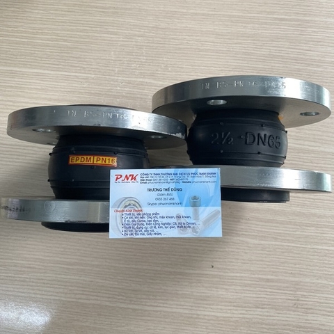 KHỚP NỐI MỀM CAO SU MẶT BÍCH THÉP PN16 DN300