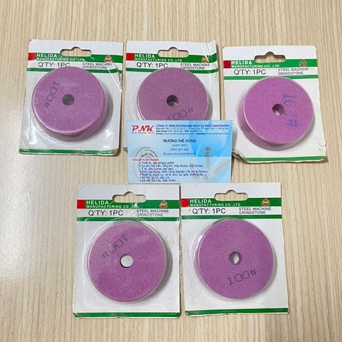 ĐÁ MÀI KIM LOẠI HELIDA 60x8MM (LỖ 8MM MÀU TÍM)