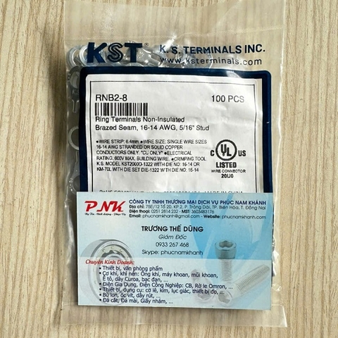 ĐẦU COSSE TRÒN TRẦN 1.5-2.5MM2 RNB2-8