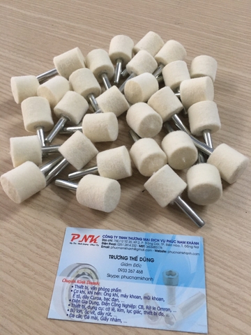 ĐẦU NỈ CÀ REM TRẮNG 10x3MM