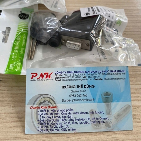ĐẦU NỐI RS232 DB9 YL-SCG-9DM (LOẠI KHÔNG HÀN) - ĐẦU ĐỰC