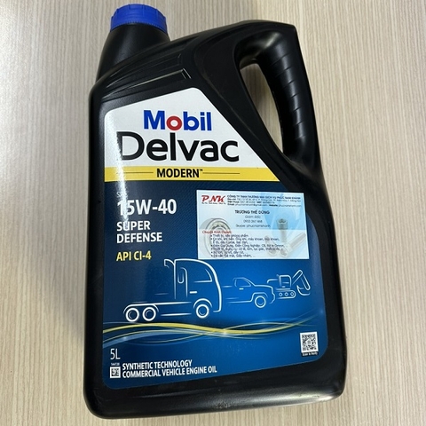 DẦU ĐỘNG CƠ MOBIL DELVAC MODERN SUPER DEFENSE 15W-40 (CAN = 5L)