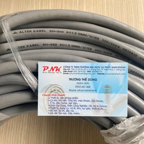 DÂY CÁP TÍN HIỆU CHỐNG NHIỄU ALTEK KABEL 8x1.5MM2