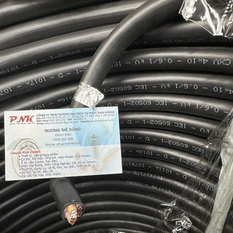 DÂY CÁP ĐIỆN CXV 4x10MM2 (0.6/1kV)