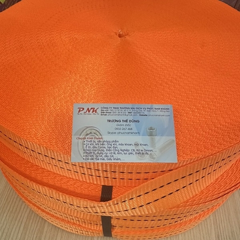 DÂY ĐAI CHẰNG HÀNG BẢN RỘNG 50MM DẦY 3MM (100M/CUỘN)