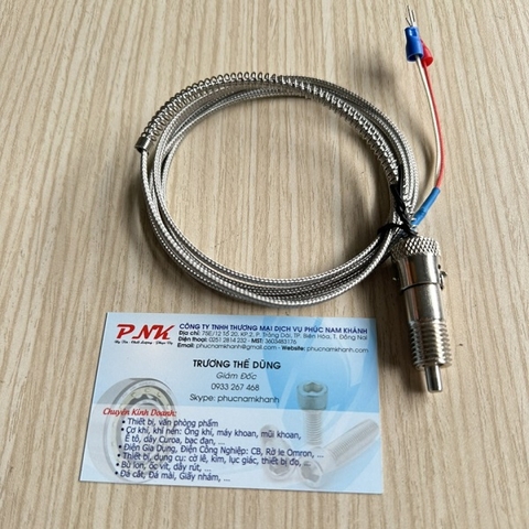 DÂY DÒ NHIỆT LOẠI K 4.5MM GÀI M12 CÁP DÀI 2M