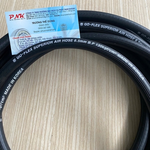 DÂY DẪN KHÍ HÀN ĐƠN GO-FLEX 6.5MM 130KGF/CM2