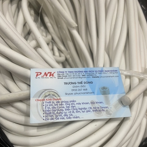 DÂY SILICONE XỐP TRÒN PHI 4MM