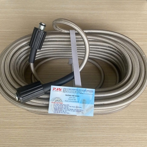 DÂY XỊT RỬA MÁY LẠNH REN M22 DÀI 30M
