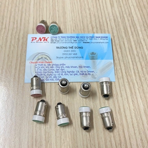 BÓNG ĐÈN LED IDEC LSED-M3GN 220V XANH