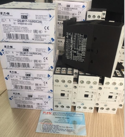 CONTACTOR EATON DILM 17-10 24VDC