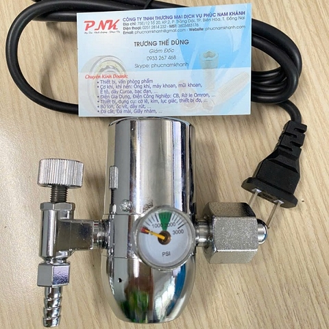 ĐỒNG HỒ CO2 TIẾT KIỆM KHÍ DÙNG CHO MÁY HÀN MIG 36V - 220V