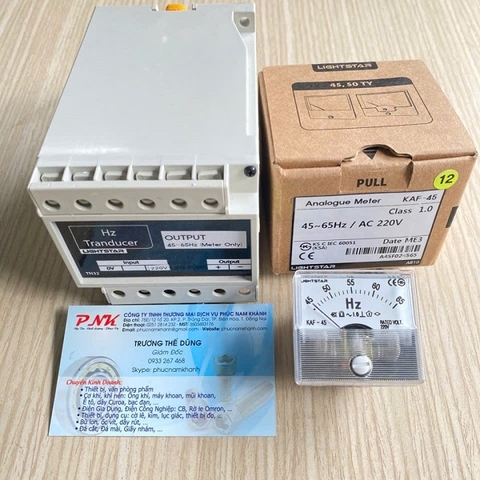 ĐỒNG HỒ ĐO TẦN SỐ LIGHTSTAR KAF-45 45~65HZ/220V