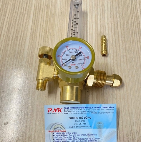 ĐỒNG HỒ KHÍ ARGON 191 REN THAU NGOÀI