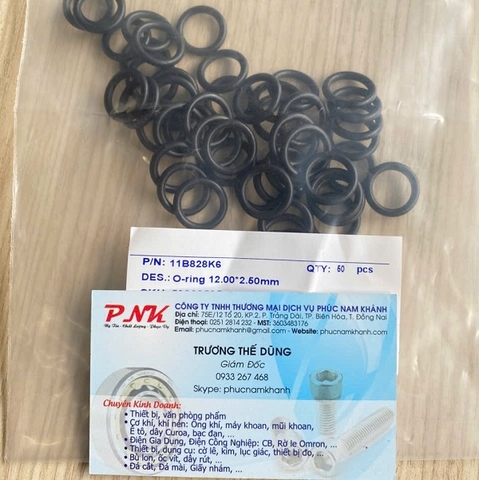 GIOĂNG CAO SU O-RING NBR 2x2.5MM