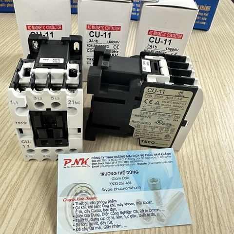 KHỞI ĐỘNG TỪ TECO CU-11 48V 3A1B NC