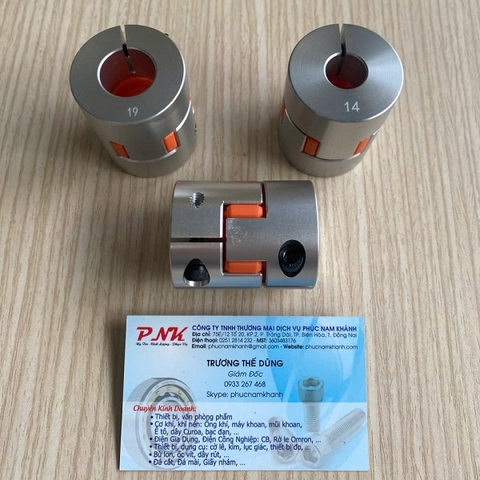 KHỚP NỐI MỀM ĐỘNG CƠ D40 L50 ĐẦU CỐT 14 ĐẦU CỐT 19