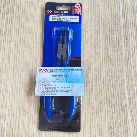 KÌM MỞ PHE TRONG MŨI CONG 7 INCH KINGTONY 67HB-07