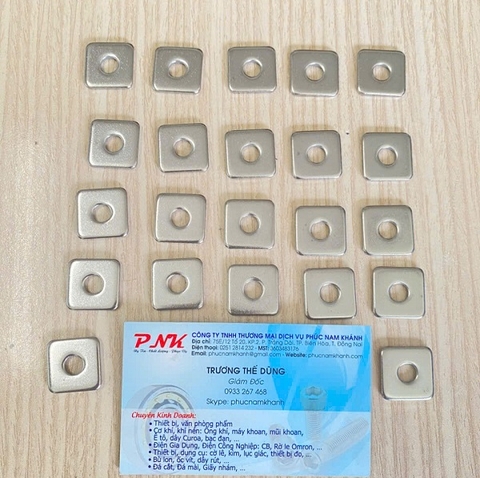 LONG ĐỀN VUÔNG INOX 304 DIN436 M6