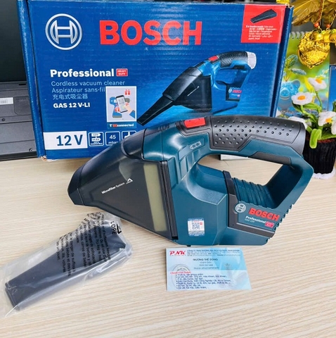MÁY HÚT BỤI DÙNG PIN BOSCH GAS 12 V-LI 06019E3081