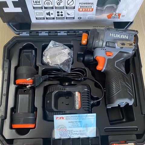 MÁY VÍT BÚA HUKAN C1-V141LUX 140N.M GỒM 2 PIN 1.5AH VÀ SẠC