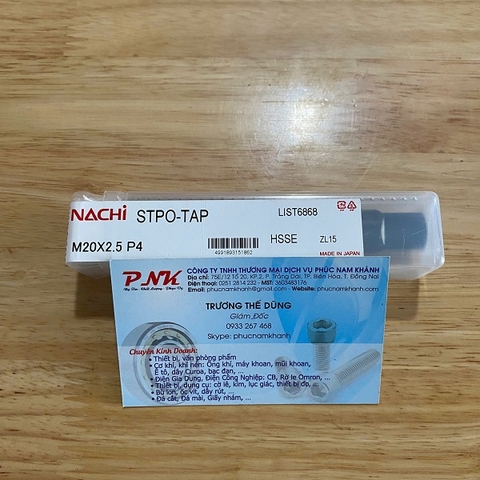 MŨI TARO THẲNG M20x2.5R (L6868) NACHI