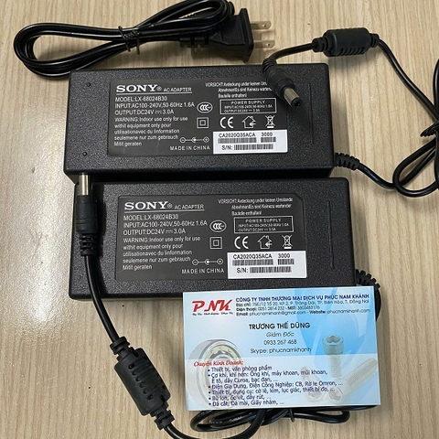 NGUỒN ADAPTER SONY DC24V 3A LX-68024B30
